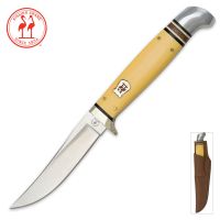 Kissing Crane Fishing Hunter Yellow Boot Knife