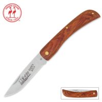 Kissing Crane Medium Brown Mule Pocket Knife