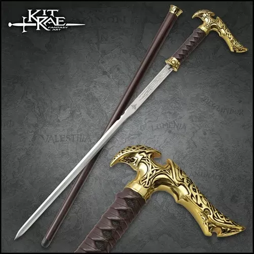 Kit Rae Axios Gold Forged Sword Cane