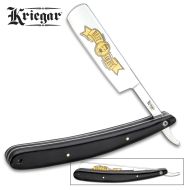 Kriegar Best Shave Black Straight Edge Barber Razor