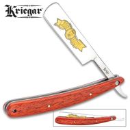 Kriegar Best Shave Wood Straight Edge Barber Razor