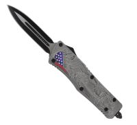 Lady Liberty D/A OTF Automatic Knife Two Tone Dagger