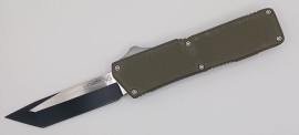 Lightning Supreme Army Green D/A OTF Automatic Knife Tanto Two Tone Plain