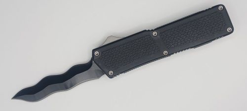 Lightning Supreme Black D/A OTF Automatic Knife Black Kriss