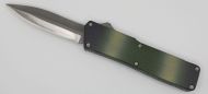 Lightning Supreme Camouflage D/A OTF Automatic Knife Dagger Point Satin Plain
