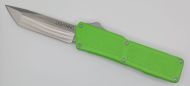 Lightning Supreme Green D/A OTF Automatic Knife Tanto Point Satin Plain