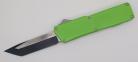 Lightning Supreme Lime Green D/A OTF Automatic Knife Tanto Two Tone Plain