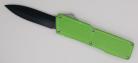 Lightning Supreme Green D/A OTF Automatic Knife Black Dagger
