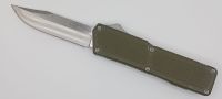 Lightning Supreme OD Green D/A OTF Automatic Knife Clip Point Satin Plain