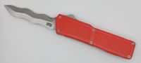 Lightning Supreme Orange D/A OTF Automatic Knife Kris Point Satin Plain