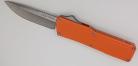Lightning Supreme Orange D/A OTF Automatic Knife Satin Drop Point