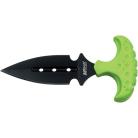 M Tech Zombie Green Palm Push Dagger Knife