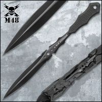 M48 Stinger Urban Dagger Black with Harness Sheath