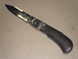 Medteh Russian Lever Lock Wenge Satin Automatic Knife