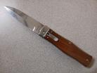 Mikov Predator Leverlock Automatic Knife Wood Bayo No Clip