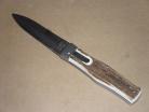 Mikov Stag Horn Leverlock Automatic Knife - Satin Dagger
