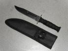 Mini 7.5 Inch Survival Boot Knife Black