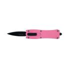 5.75" Mini Angel Pink D/A OTF Automatic Knife Black Spear