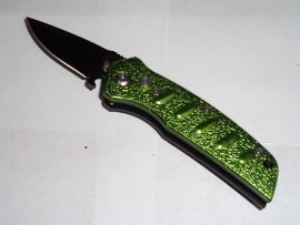 Universe Mini Green Automatic Knife (5.25")