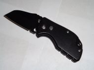 5" Mini Pocket Rocket Black Automatic Knife Black Sheepsfoot