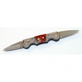Mini Rosewood Double Blade Automatic Knife
