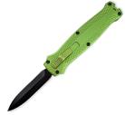 Mini Vampire Olive Green D/A OTF Automatic Knife Black Dagger