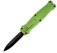 Mini Vampire Olive Green D/A OTF Automatic Knife Black Dagger