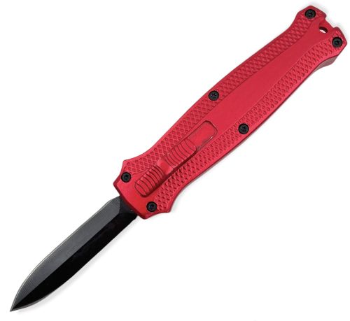 Mini Vampire Red D/A OTF Automatic Knife Black Dagger