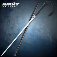 Night Watchman Hook Sword Cane