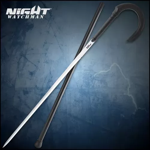 Night Watchman Hook Sword Cane