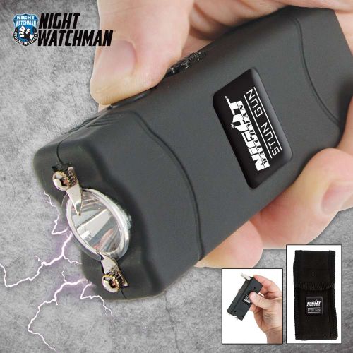 Night Watchman Stun Gun LED Flashlight 5 Million Volts