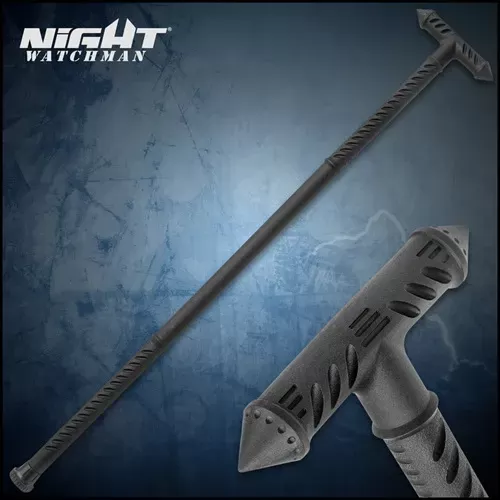Night Watchman Survival Staff Self Defense Cane