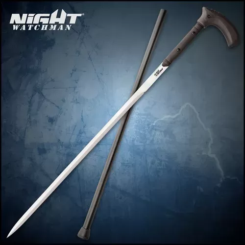 Night Watchman Sword Cane Heavy Duty Self Defense