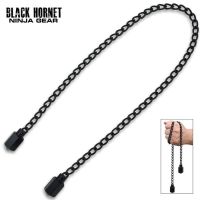 Ninja Black Manriki Chain Martial Arts Weapon