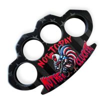 Not Today Mother Clucker Brass Knuckles Paper Weight