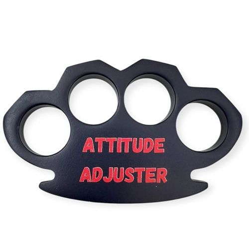 Paper Weight Black Knuckle Attitude Adjuster