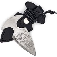 Pocket Reaper Push Dagger High Carbon Steel Punisher Face Punch Pocket Neck Knife