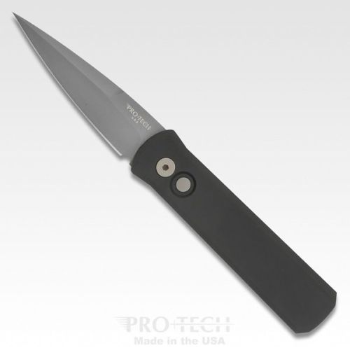 Pro-Tech Godson Automatic Knife Black (3.15" Blasted)