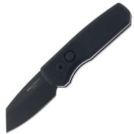 Pro-Tech Runt 5 Automatic Knife Reverse Tanto Black (1.96" Black Blade)