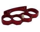 Red Heavy Duty Belt Buckle Brass Knuckles Paperweight