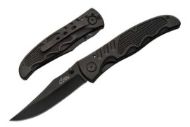 Rite Edge Black Fingershark Folding Pocket Knife