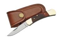 Rite Edge Lockback Folding Knife With Sheath