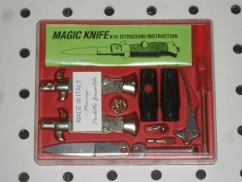 SKM 4 Inch Black Italian Stiletto Automatic Knife Kit