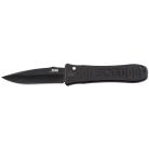 SOG-TAC Black Automatic Knife Black Clip Point