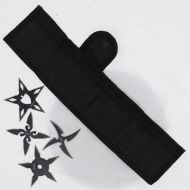 Silent Agent Ninja Throwing Star Set 4 Piece Mixed Shuriken with Nylon Pouch