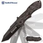 Smith & Wesson Black Ops Assisted Opening Knife Black Tanto