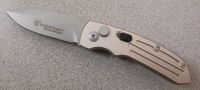 Smith & Wesson Extreme Ops Champagne Automatic Knife 3.25" Drop Point SW50