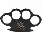 Sonic Waves Black Brass Knuckles Belt Buckle Paper Weight Accessory