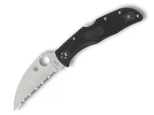 Spyderco Endela Knife Black Wharncliffe SpyderEdge VG10 Satin