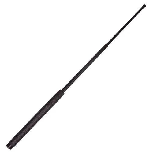 Stainless Steel Black Rubber Grip 32" Expandable Baton